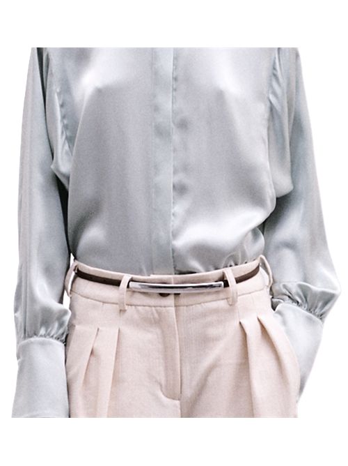 Crida Milano Bouganvillea Cintura in pelle black/gun Crida Milano | BOUGANVILLEBLCK/GUN